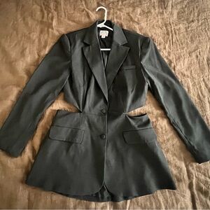 Women's Cutout Blazer Jacket